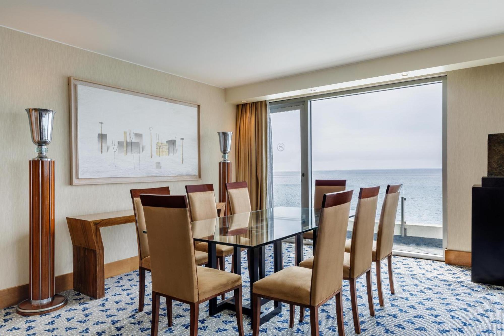 Sheraton Miramar Hotel & Convention Center Vina del Mar Exterior photo A dining room in a suite at the Hilton Tel Aviv